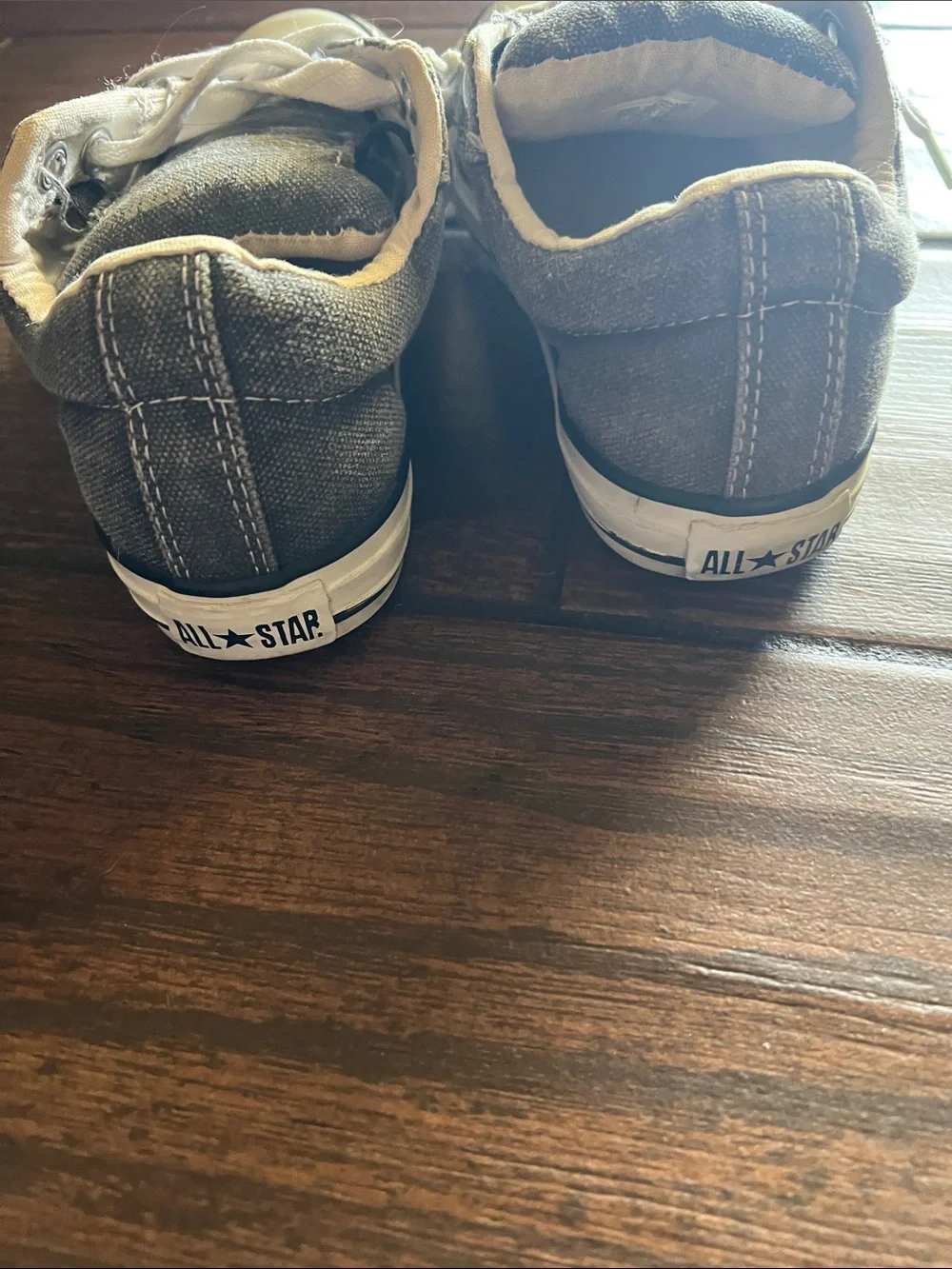Converse Kids Gray & White Low-Top Sneakers
